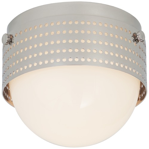 Kelly Wearstler Precision Flush Mount in Nickel by Visual Comfort Signature
