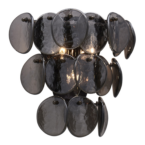 Kalco Lighting Uroko Black Nickel Sconce