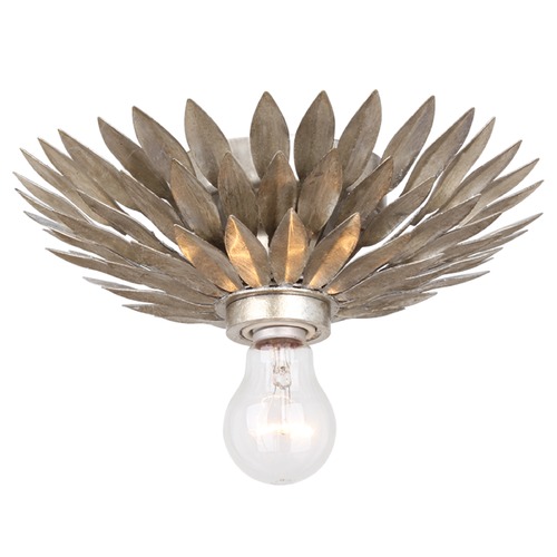 Crystorama Lighting Crystorama Lighting Broche Antique Silver Flushmount Light 500-SA_CEILING