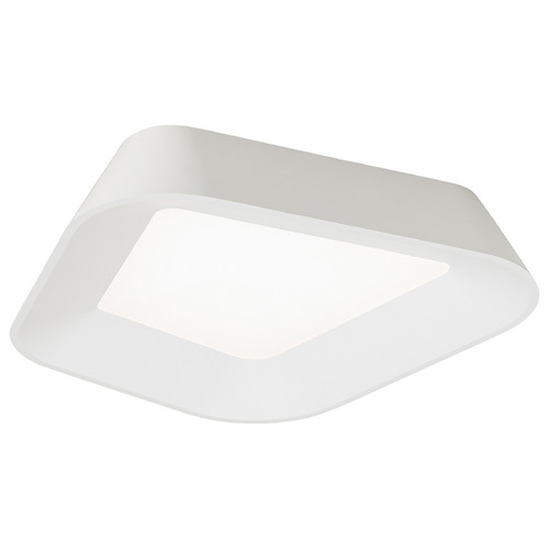 Sean Lavin Rhonan LED Flush Mount in Matte White & White by Visual Comfort Modern
