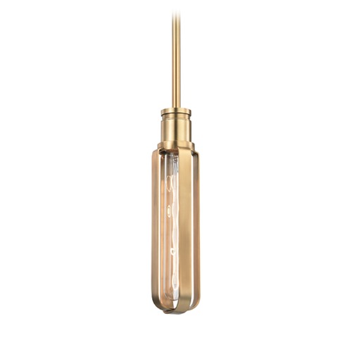 Hudson Valley Lighting Red Hook Aged Brass Mini Pendant by Hudson Valley Lighting 1090-AGB