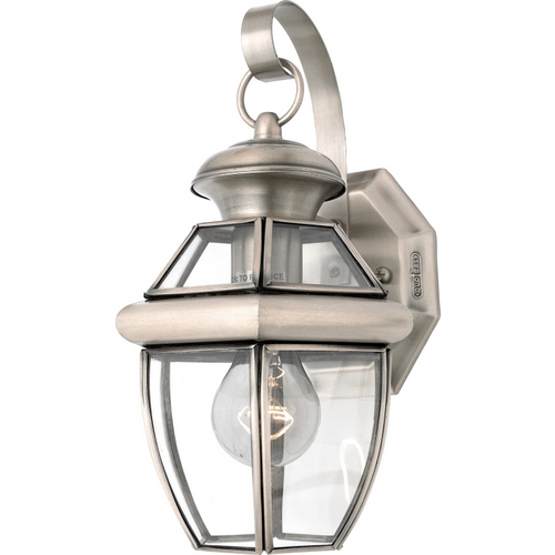 Newbury Outdoor Wall Light in Pewter by Quoizel Lighting