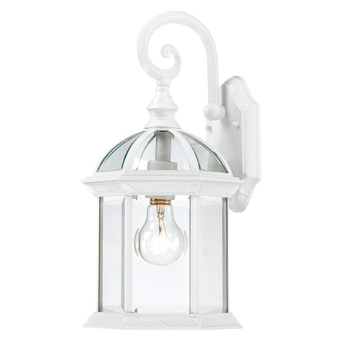 Boxwood White Outdoor Wall Light by Nuvo Lighting