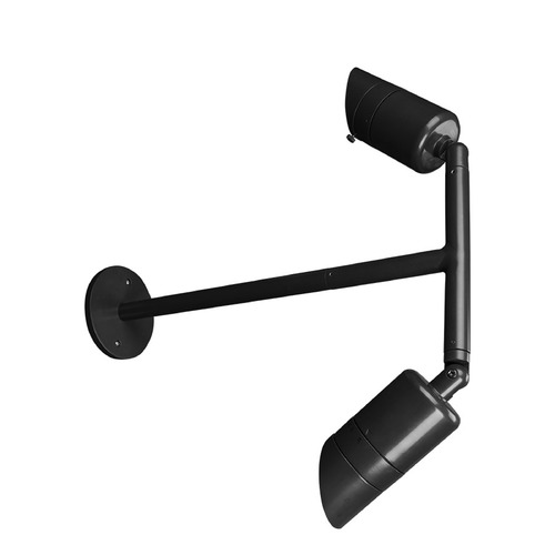 WAC Lighting Endurance Architectural Black LED Outdoor Wall Light by WAC Lighting WP-LED529-30-aBK