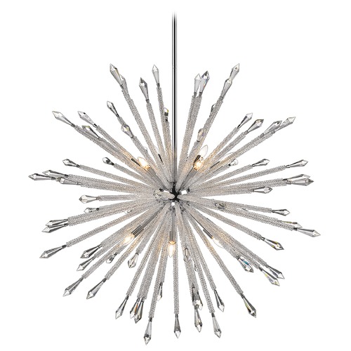 Soleia Chrome Chandelier by Z-Lite