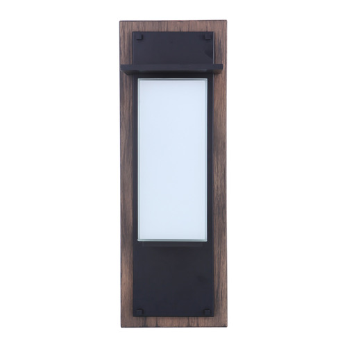 Craftmade Lighting Heights Whiskey Barrel & Midnight LED Outdoor Wall Light by Craftmade Lighting ZA2512-WBMN-LED