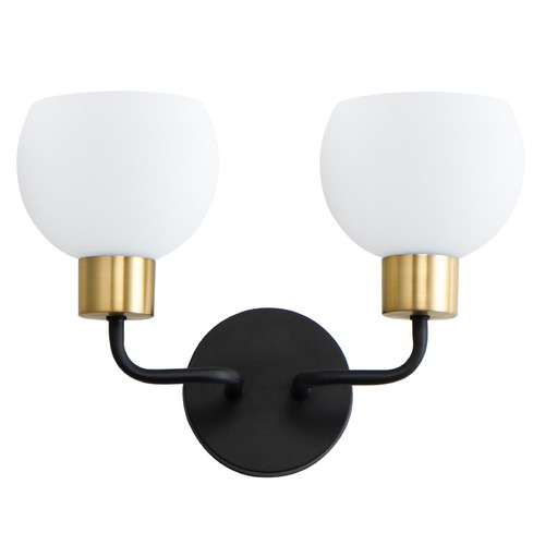 Maxim Lighting Coraline Bronze & Satin Brass Bathroom Light