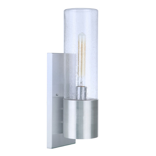 Sabre Satin Aluminum Outdoor Wall Light by Craftmade Lighting