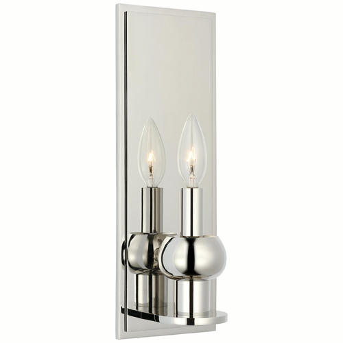 Visual Comfort Signature Collection Paloma Contreras Comtesse Sconce in Nickel by Visual Comfort Signature PCD2102PN
