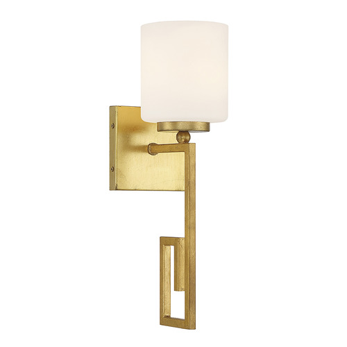 Savoy House Quatrain Wall Sconce in True Gold by Savoy House 9-2302-1-260