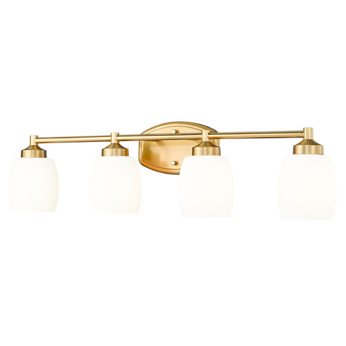 Z-Lite Z-Lite Kendrick Luxe Gold Bathroom Light 745-4V-LG