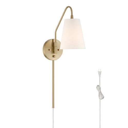 Hunter Fan Company Hunter Fan Company Valley Park Alturas Gold LED Plug and Cord Wall Lamp 48173