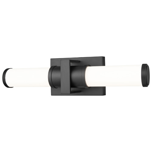 Z-Lite Idris Matte Black LED Vertical Bathroom Light