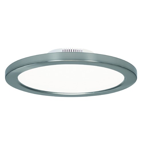 Blink Slim 7-Inch LED Round Surface Mount Polished Nickel 3000K by Satco Lighting