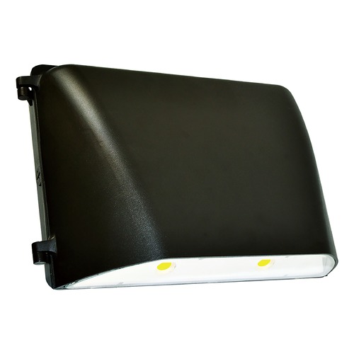 LED Large Wall Pack 49W 5000K Bronze 120-277V by Nuvo Lighting