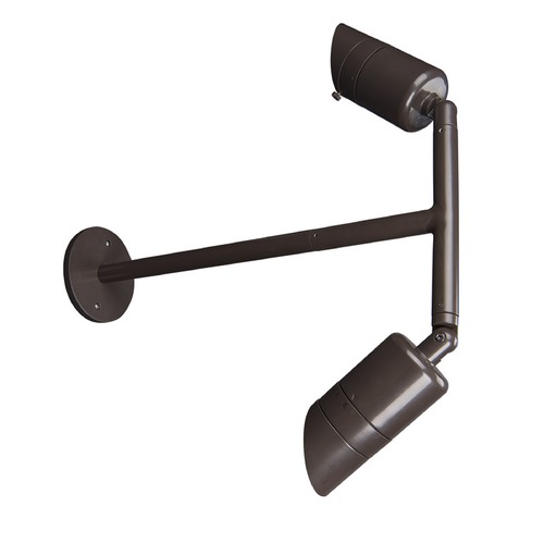 Endurance Architectural Bronze LED Outdoor Wall Light by WAC Lighting
