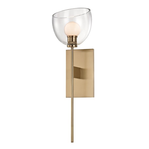 Hudson Valley Lighting Davis Aged Brass LED Sconce by Hudson Valley Lighting 2800-AGB