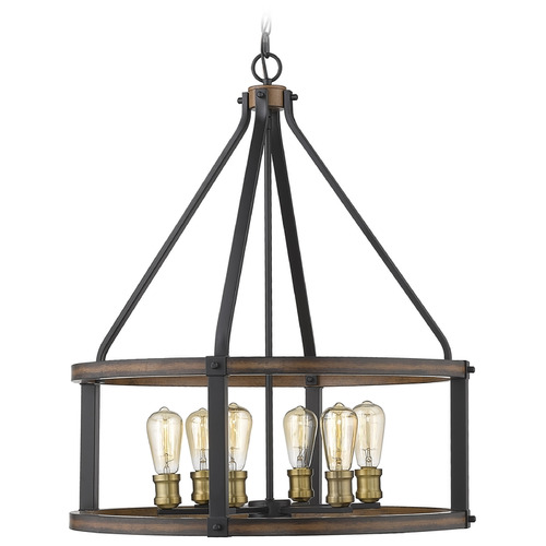 Kirkland Rustic Mahogany Pendant by Z-Lite