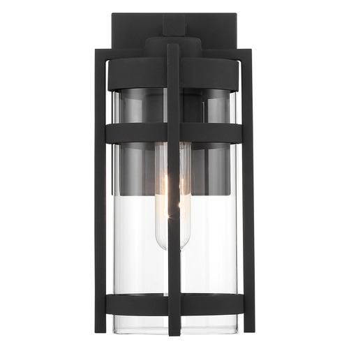 Tofino Textured Black Outdoor Wall Light by Nuvo Lighting