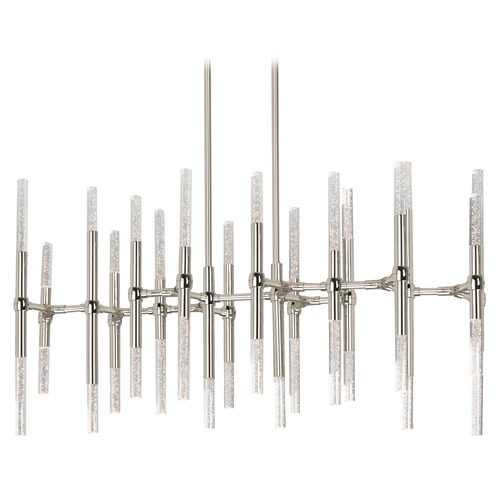 Modern Polished Nickel LED Chandelier 3000K 2400LM by Kuzco Lighting
