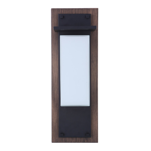 Craftmade Lighting Heights Whiskey Barrel & Midnight LED Outdoor Wall Light by Craftmade Lighting ZA2522-WBMN-LED