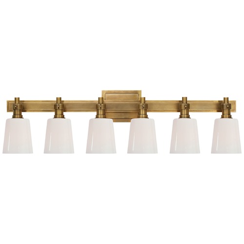 Thomas OBrien Bryant Bath Light in Antique Brass by Visual Comfort Signature