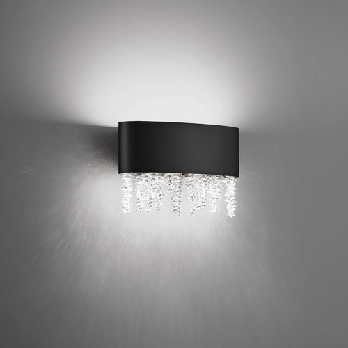 Soleil Black LED Bathroom Light by Schonbek Lighting