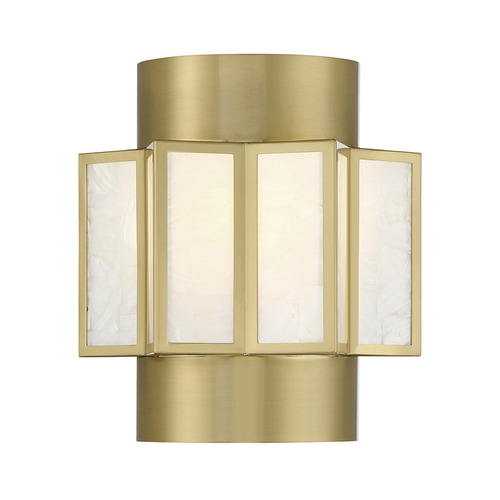 Savoy House Gideon 2-Light Wall Sconce in Warm Brass by Savoy House 9-3164-2-322