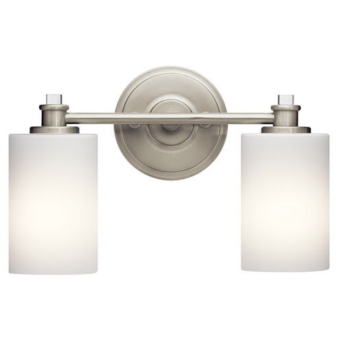 Joelson 14-Inch Brushed Nickel Vanity Light by Kichler Lighting