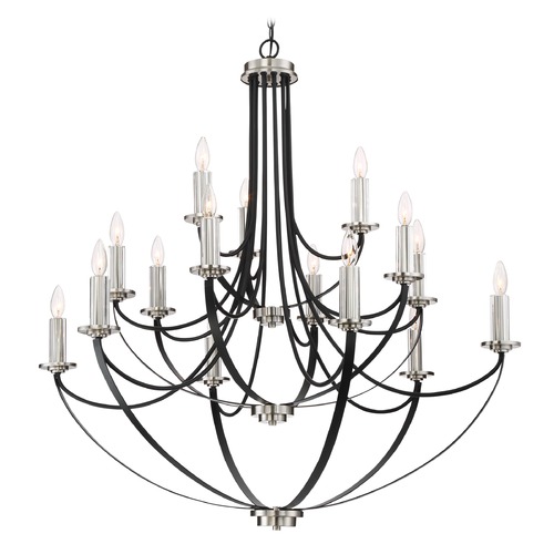Alana Mystic Black Chandelier by Quoizel Lighting