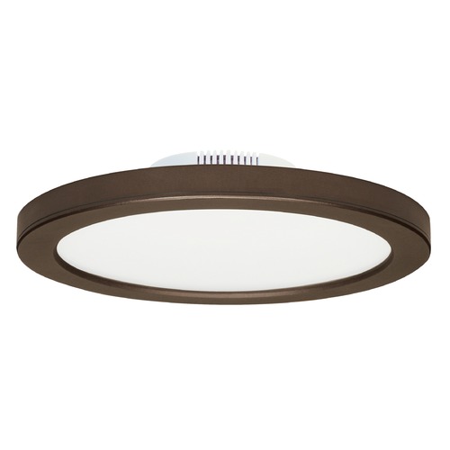 Satco Lighting Blink Slim 7-Inch LED Round Surface Mount 12W Bronze 3000K by Satco Lighting S9885