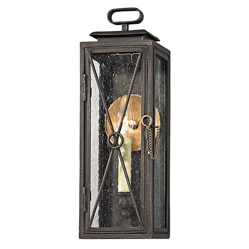 Troy Lighting Randolph Vintage Bronze & Brass Outdoor Wall Light by Troy Lighting B6441