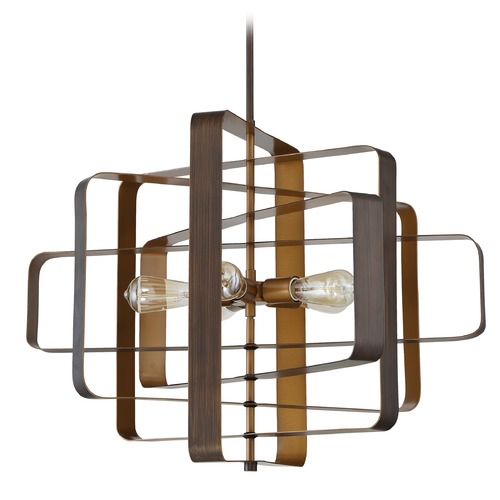 Craftmade Lighting Linked 28-Inch Pendant in Aged Bronze Brushed by Craftmade Lighting 48595-ABZ