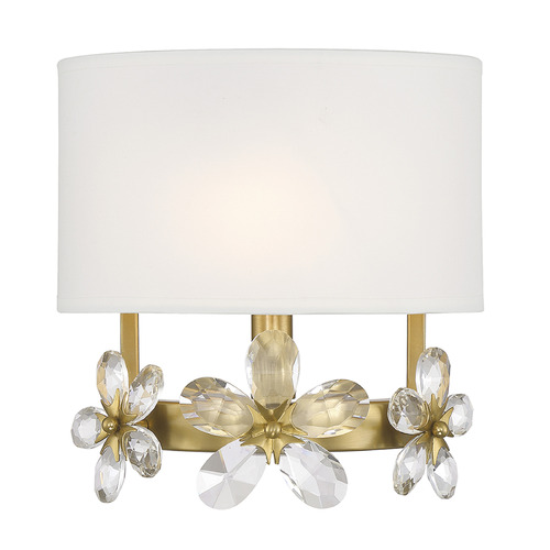 Savoy House Dahlia Wall Sconce in Warm Brass by Savoy House 9-4364-1-322