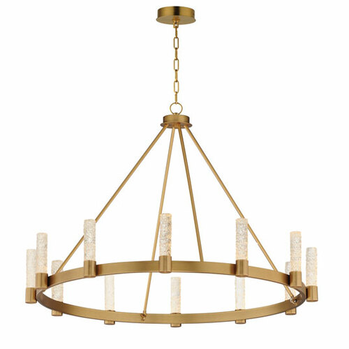 Duchess 12-Light LED Chandelier in Aged Brass by Maxim Lighting