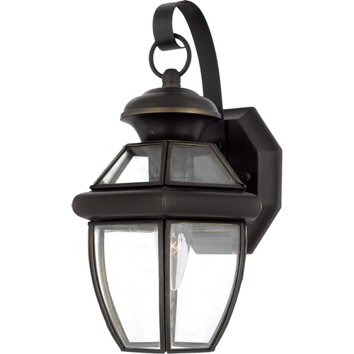 Quoizel Lighting Newbury Outdoor Wall Light in Medici Bronze by Quoizel Lighting NY8315Z