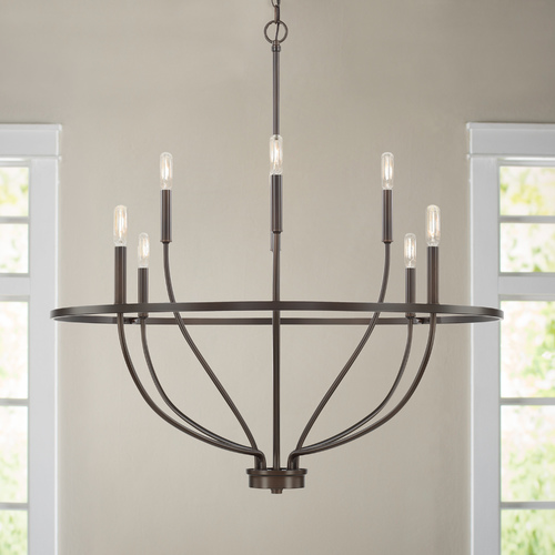 Greyson 8-Light Chandelier in Bronze by HomePlace by Capital Lighting