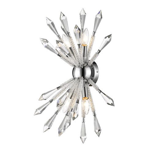 Soleia Chrome Sconce by Z-Lite