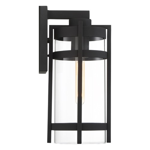 Tofino Textured Black Outdoor Wall Light by Nuvo Lighting