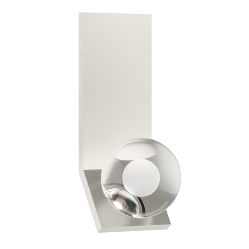 Visual Comfort Modern Collection Sean Lavin Mina LED Sconce in Polished Nickel by Visual Comfort Modern 700WSMINAN-LED930