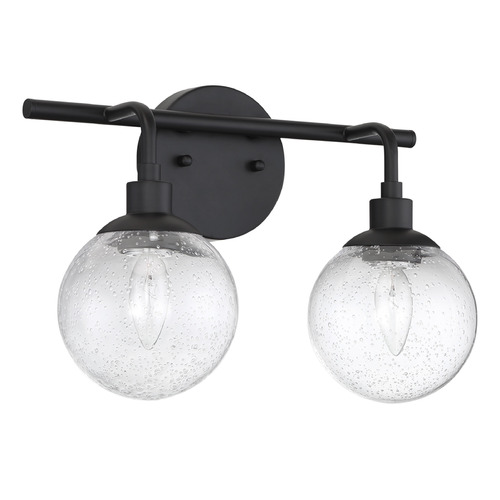 Que Flat Black Bathroom Light by Craftmade Lighting