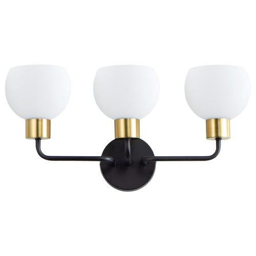 Maxim Lighting Coraline Bronze & Satin Brass Bathroom Light