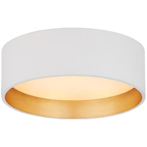 Visual Comfort Signature Collection Studio VC Shaw 5-Inch Flush Mount in Matte White by Visual Comfort Signature S4040WHT
