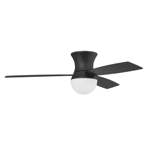 Daybreak Flat Black LED Ceiling Fan by Craftmade Lighting