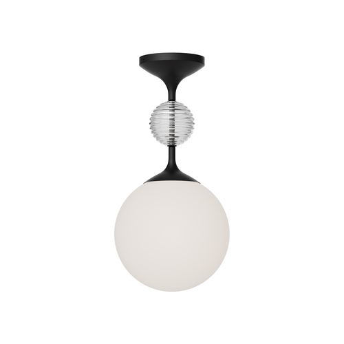 Alora Lighting Celia Matte Black Semi-Flushmount Light