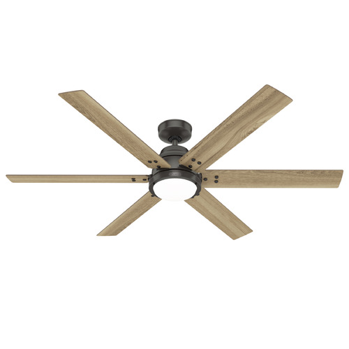 Hunter Fan Company Gravity Noble Bronze LED Ceiling Fan with Light
