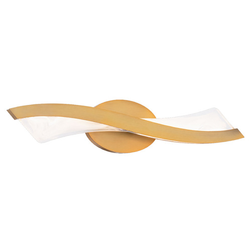 Modern Forms Ascot Aged Brass LED Vertical Bathroom Light