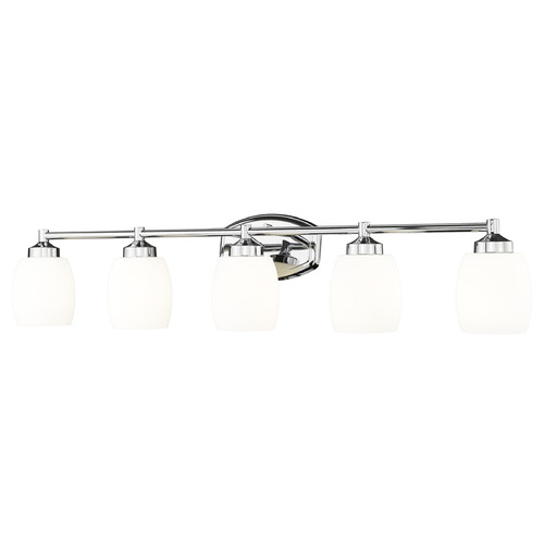 Z-Lite Z-Lite Kendrick Chrome Bathroom Light 745-5V-CH