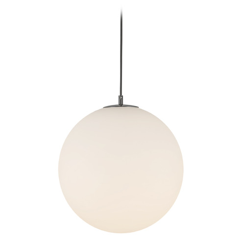 Kuzco Lighting Marco Black LED Pendant Light with Globe Shade