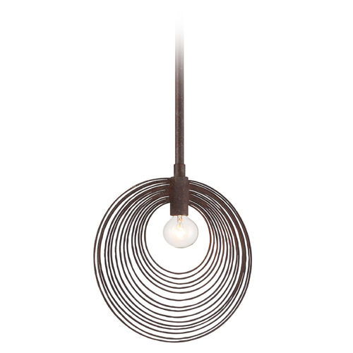 Crystorama Lighting Doral Forged Bronze Mini-Pendant Light